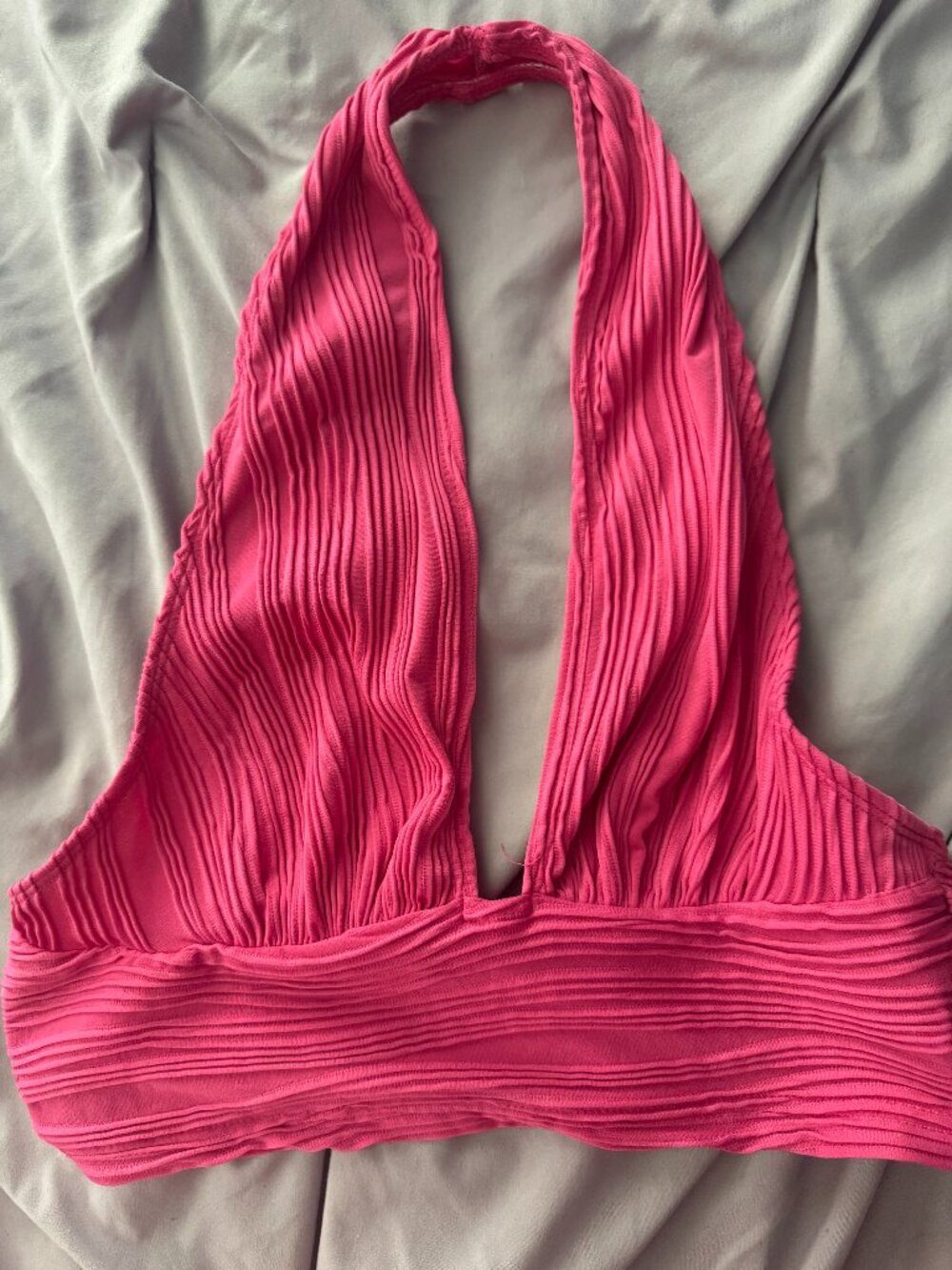 SHEIN Women's Pink Crop-top